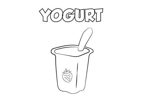 Yogurt Para Colorear Coloring Pages Colorful Pictures Yogurt