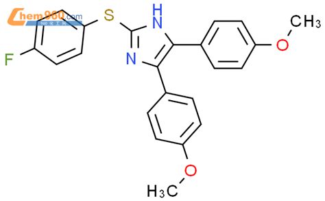 81527 20 0 1h Imidazole 2 [ 4 Fluorophenyl Thio] 4 5 Bis 4