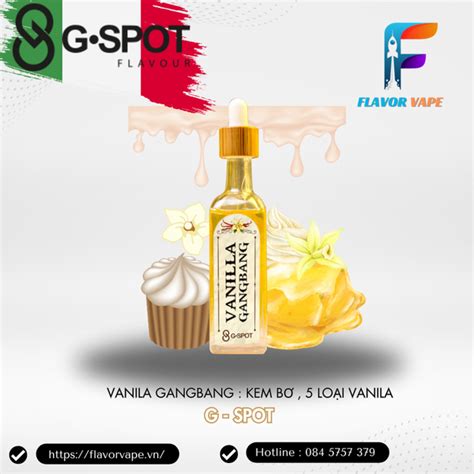 Juice G Spot Vanilla Gangbang G Spot Eliquid Ml