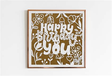 Svg Birthday Card Cut File For Cricut Silhouette Cameo | Hot Sex Picture