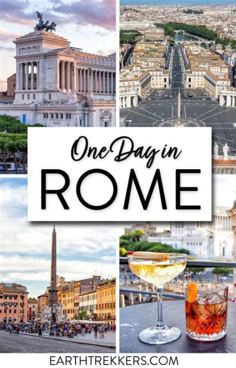 One Day In Rome Ways To Plan Your Itinerary Earth Trekkers