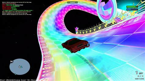 Mario Kart Wii Rainbow Road Map