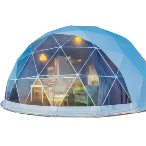 M Diameter Outdoor Hotel Dome House Glamping Geodesic Dome Tent With