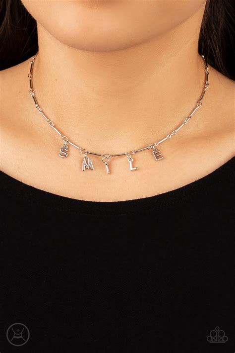 Paparazzi Preorder Say My Name Silver Choker Necklace And Earring Set