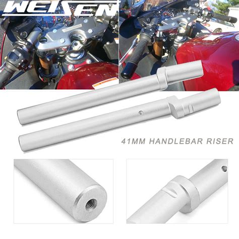 CNC Alum Nio Guiador Riser Puxar Para Tr S Acess Rios De Motocicleta