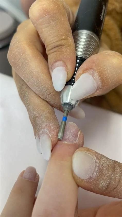 The Perfect Shade Of Nude Done By Using Gel X Nail Extensions The Shape Is Narrow Square