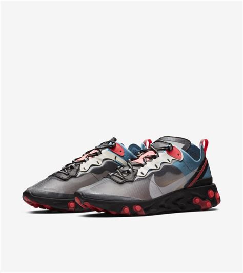 Nike React Element 87 'Solar Red and Black and Blue Chill' Release Date. Nike SNKRS SG