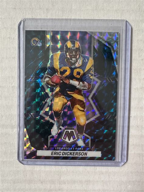 2022 Mosaic Football ERIC DICKERSON Genesis Prizm SP 114 Rams Hall Of