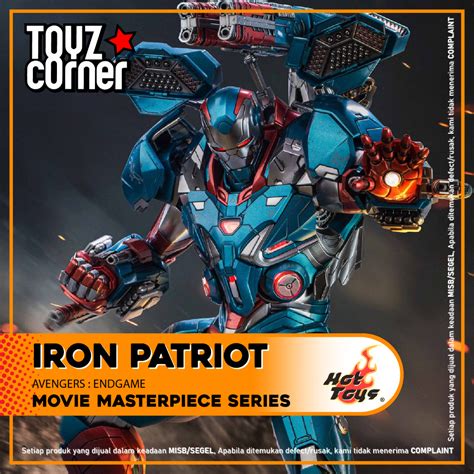 Jual Toyz Corner Hot Toys MMS 547 D34 MMS547D34 Iron Patriot Avengers Endgame Shopee