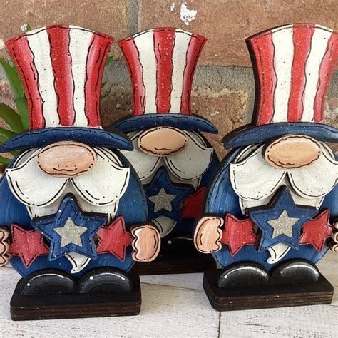 Wood Uncle Sam Wall Decor Etsy