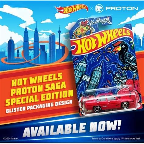 Hot Wheels Proton Saga Burung Us Kad Free Protector Saga Klcc Saga Exclusive Edition Shopee