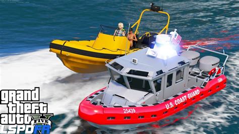 GTA 5 LSPDFR USCG Coastal Callouts Boobs Are Not Floating Devices