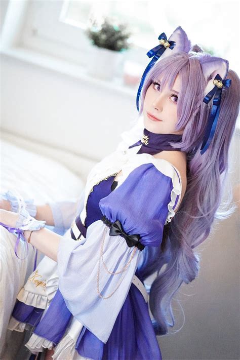 Keqing Maid Cosplay HD Photoset ♥ - inori. 15 HD photos of my Keqing Maid Cosplay ~ The support