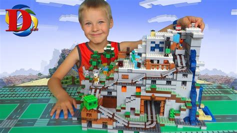 МИР МАЙНКРАФТ / MINECRAFT WORLD / САМОДЕЛКА как LEGO – набор Горная ...