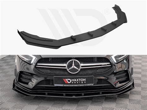 Maxton Design Street Pro Front Splitter Flaps Mercedes A35 Amg Amg Line Aero Pack W177 Projex