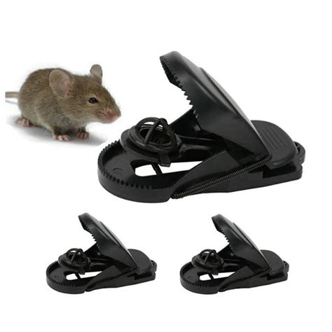 Catching Mice Mouse Traps Mousetrap Bait Snap Spring Reusable Rat