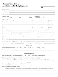 Dochub Applicationfor Commercial Driver Fill Out Sign Online Fillable