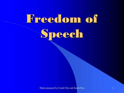 Ppt Freedom Of Speech Powerpoint Presentation Free Download Id 9681507