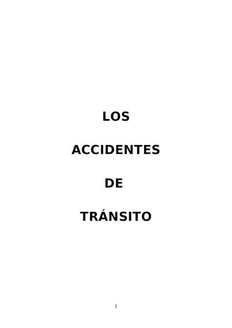 Docx Monografia De Accidentes De Transito Dokumentips