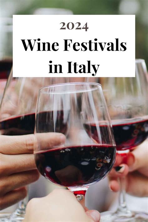 The Best Wine Festivals in Italy for 2024