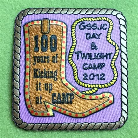 Girl Scouts San Jacinto 100th Anniversary Patch 100 Years Of Kicking