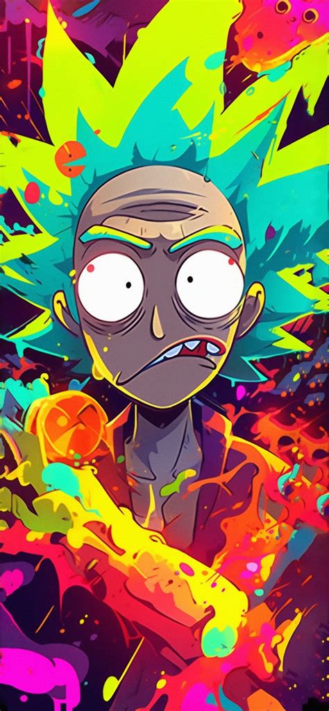 Crazy Rick Sanchez Toxic Wallpapers - Trippy Wallpapers Aesthetic