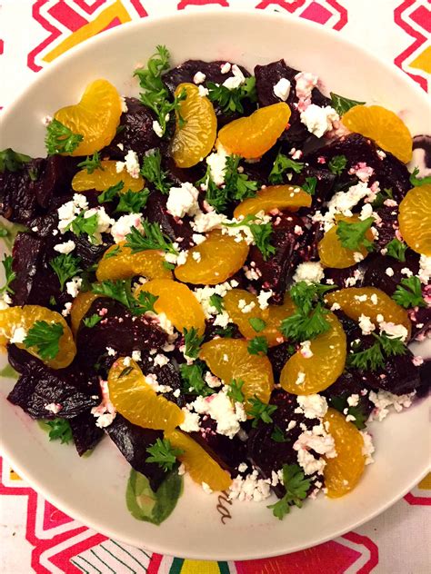 Roasted Beet Salad With Feta Cheese And Oranges Melanie Cooks