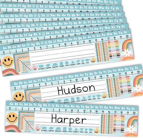 Amazon Pcs Groovy Name Plates For Classroom Desks Decor Student