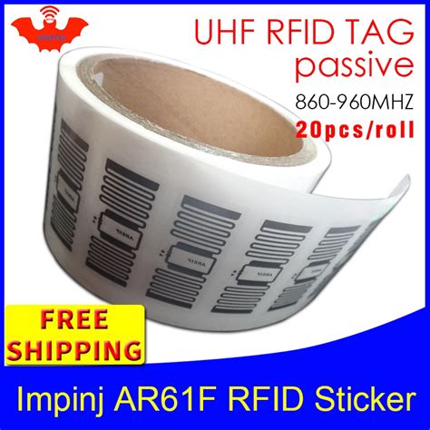 Uhf Sticker Rfid Tag Impinj Monzar Ar F Wet Inlay M Mhz Epc