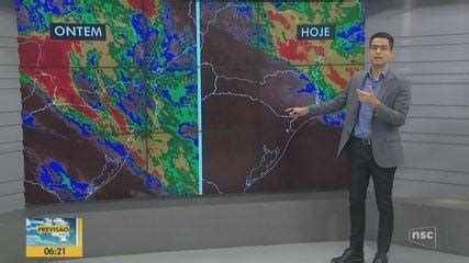 Previsão do tempo em SC Quarta feira terá sol entre nuvens e chance de