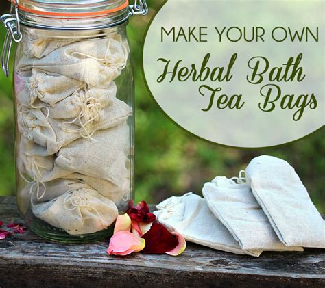 How To Make Herbal Bath Tea Bags Rose And Chamomile Bath Tea Recipe