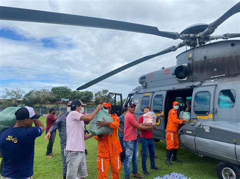 Marinha do Brasil em coordenação o MD envia ajuda a população na