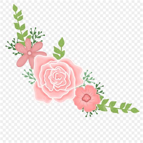 Download The Floral Wedding Vector, Bunga, Mawar, Daun PNG Transparent Image and Clipart for ...