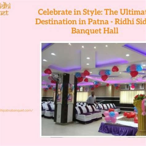 Stream Celebrate In Style The Ultimate Destination In Patna Ridhi