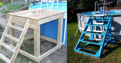 DIY Above Ground Pool Platform
