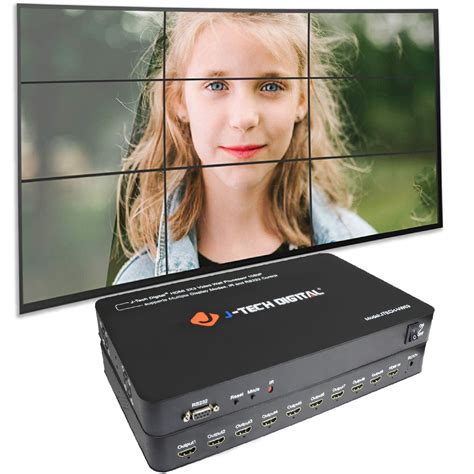 J Tech Digital Hdmi Video Wall 3×3 1080p60hz