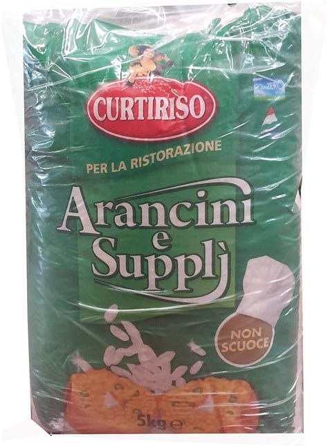 Curtiriso Riso Arancini E Suppli Pz X Kg Amazon It Alimentari E