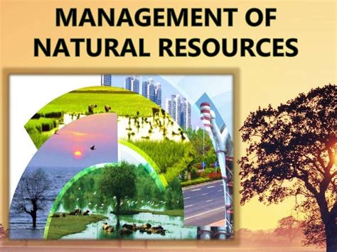 Management Of Natural Resources