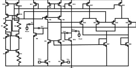 Two Stage Operational Amplifier Employing Cascode Download Scientific