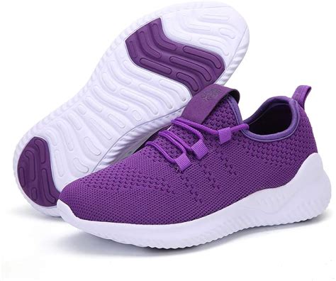 Zyen Womens Walking Shoes Sock Sneakers Slip On Arch Support Mesh