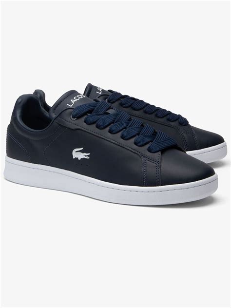 Lacoste Mens Navy White Carnaby Pro Trainer Designerwear