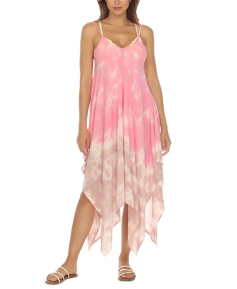 Raviya Tie Dye Handkerchief Hem Cover Up Dress Macys