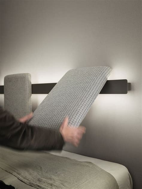 Aluminium Headboard With Integrated Lighting Groove Run By Caccaro Design Monica Graffeo