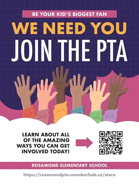 The Poster For We Need You Join The Pta To Learn How To Use It