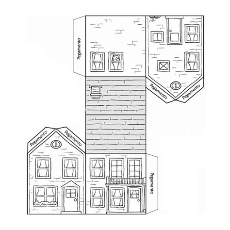 10 Best Printable Paper House Template Artofit