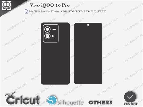 Vivo IQOO 10 Pro Skin Template Vector ARMOBILESKIN