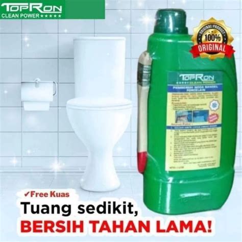 Jual TOPRON CLEAN POWER 1 Liter Pembersih Keramik Noda Membandal Dan