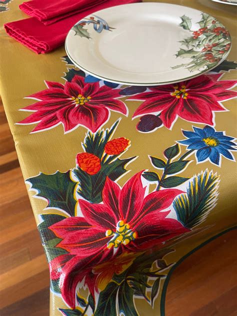 Oilcloth Tablecloths Tagged Holiday Tablecloths Oilcloth Alley