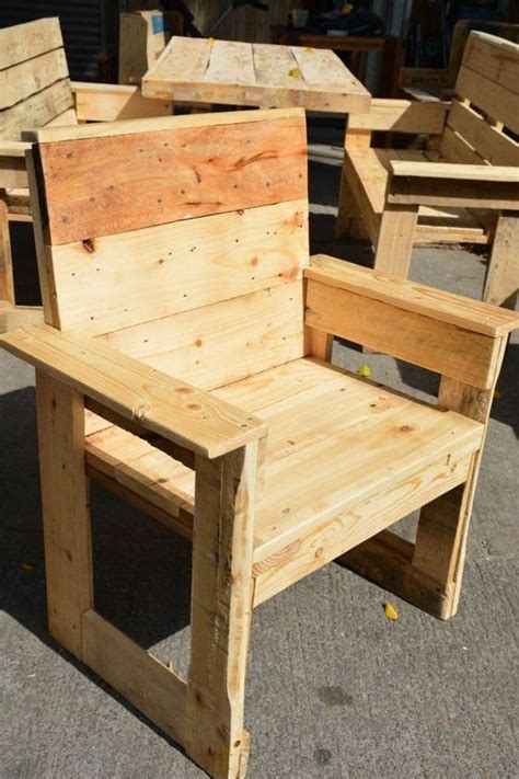 Pallet Wood Chair Etsy Pallet Patio Furniture Pallet Furniture