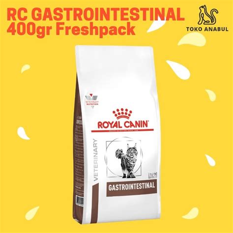 Jual ROYAL CANIN GASTROINTESTINAL CAT 400 GR FRESHPACK Shopee Indonesia